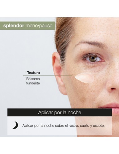 Crema de noche Splendor Meno  Nutrición y firmeza para piel madura