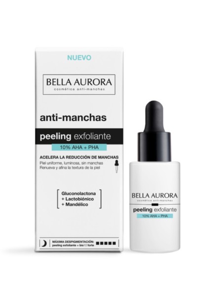 Bella Aurora Peeling Exfoliante Antimanchas 30 ml  Renueva y unifica la piel