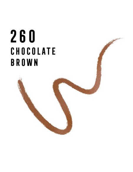 Delineador marrón Max Factor Masterpiece Wow Gel tono 260, acabado intenso y elegante

