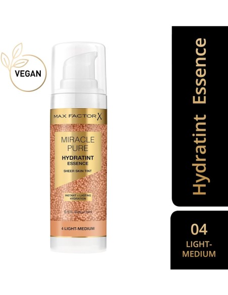 Max Factor Base Pure HidraTint tono 4 Light-Medium 30 ml