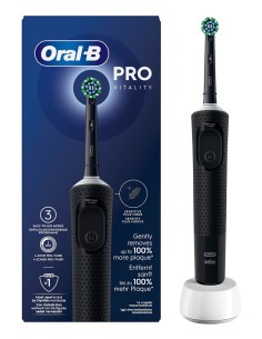 Cepillo eléctrico Oral-B Vitality Pro negro con 3 modos de limpieza