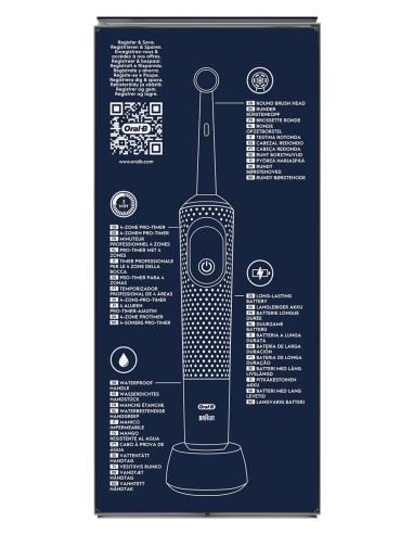 Oral-B Vitality Pro adulto en negro con temporizador integrado