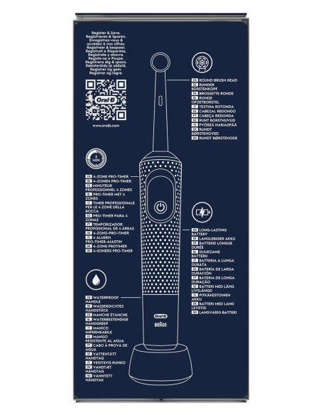 Oral-B Vitality Pro adulto en negro con temporizador integrado