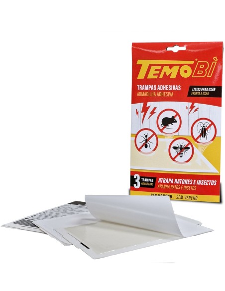 Temobí trampa eficaz y segura para el control de plagas en casa o negocio.