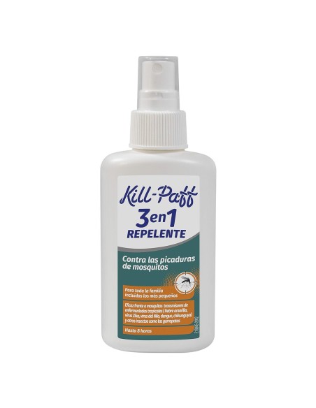 Kill Paff Repelente 3en1 Spray 100 ml  protección corporal frente a mosquitos