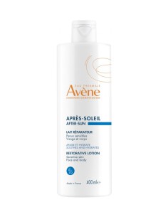 Avène Loción After Sun 400 ml: calma e hidrata la piel sensible tras el sol