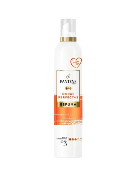 Espuma fijadora Pantene Ondas Perfectas 03 200 ml para ondas definidas y naturales