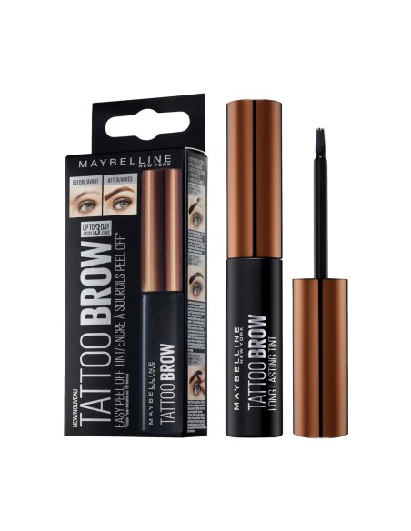 Maybelline Tattoo Tinte para cejas Dark Light Brown hasta 3 días de duración