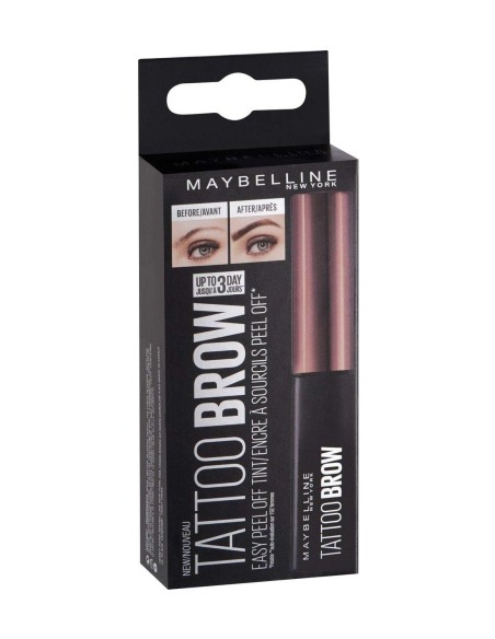 Tinte para cejas Maybelline Tattoo Dark Brown con acabado semipermanente natural


