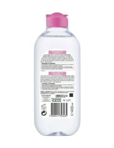 Limpieza facial diaria con Garnier Agua Micelar Todo en 1 400 ml para pieles normales y sensibles 2