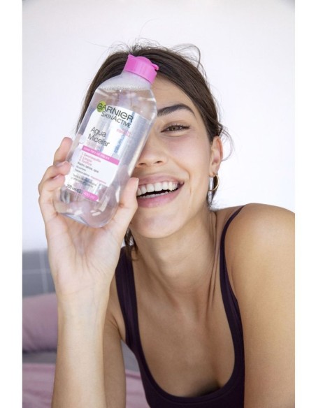 Garnier Agua Micelar Todo en 1 400 ml para limpiar, desmaquillar y tonificar todo tipo de pieles Garnier Agua Micelar Todo en 1 400 ml para limpiar, desmaquillar y tonificar todo tipo de pieles