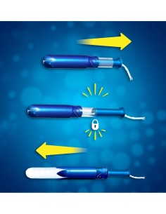 Tampax Compak Pearl Regular con aplicador cómodo, caja de 16 unidades 2