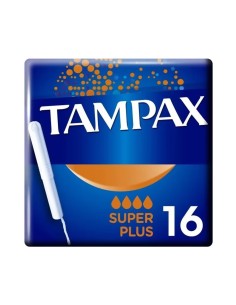 Tampax Compak Regular 16 uds, tampones con aplicador suave para flujo medio