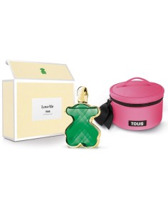 TOUS LOVEME EMERALD PARFUM ELIXIR SET VAP 90ML + NECESER