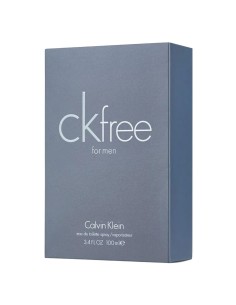 Frasco de Calvin Klein CK Free Eau de Toilette para hombre 100 ml con tapón azul oscuro 2
