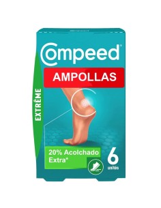 COMPEED AMPOLLAS PIES EXTRENE 6 UDS 20% ACOLCHADO EXTRA