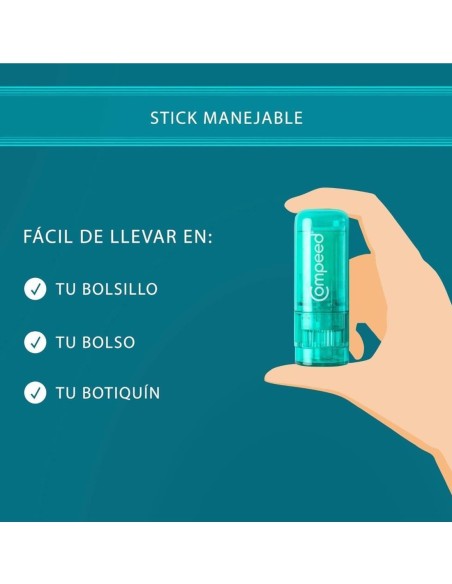 Compeed Stick Anti-Fricción para Prevenir Ampollas y Rozaduras en los Pies, 8 ml