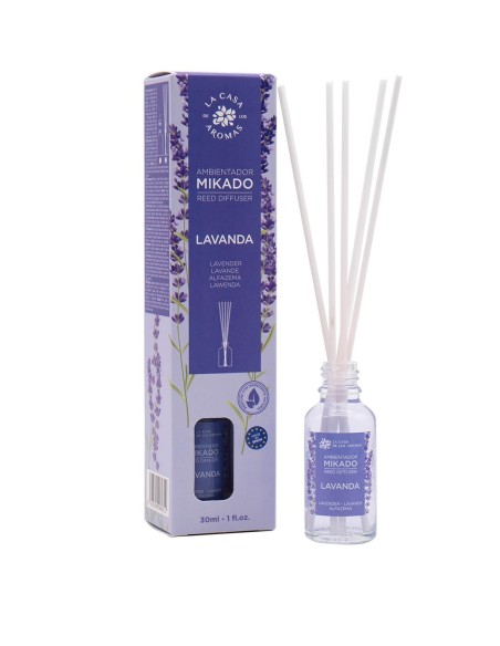 Mikado 30ml aroma lavanda para ambientes relajantes y frescos en estancias pequeñas