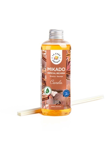 Mikado Reposición 250ml Canela, ambientador cálido y especiado