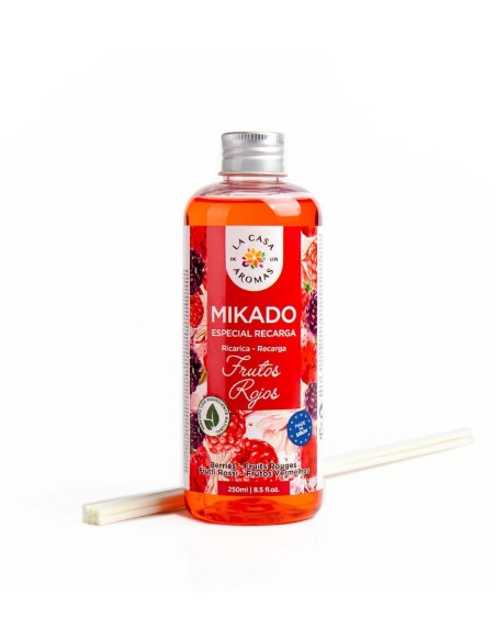Mikado Reposición Frutos Rojos 250ml con aroma dulce y afrutado