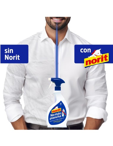 Norit No Más Plancha: Elimina Arrugas y Refresca la Ropa, Formato Pistola 500 ml