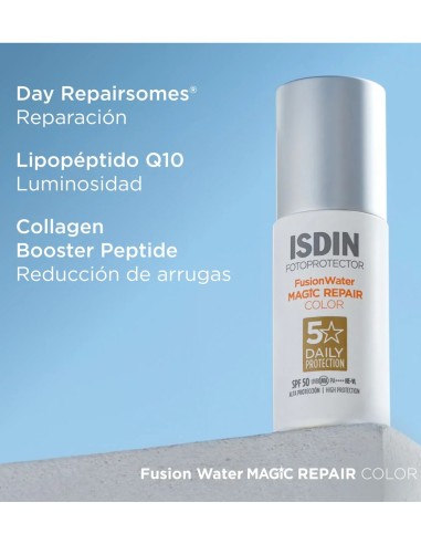 ISDIN Fusion Water Magic Color SPF?50 50?ml: alta protección e hidratación con color