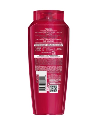 Elvive Champú Color Vive 400 ml con protección y brillo del color