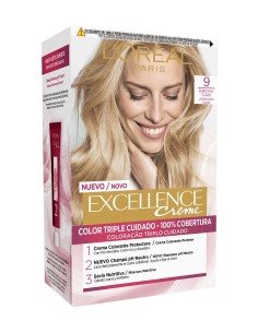 Excellence Crème 9 Rubio Claro Claro con brillo luminoso