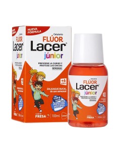 Lacer Colutorio Junior Fluor Fresa 500 ml