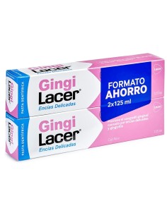 GingiLacer Pasta Dentífrica 2x125 ml para encías sensibles y sangrado