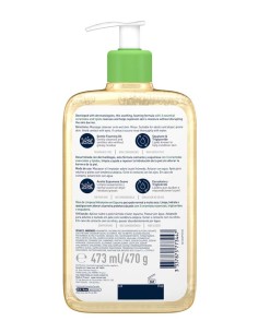CeraVe Aceite Limpiador Espumoso Hidratante 473ml con ceramidas y niacinamida para una limpieza suave y eficaz. 2