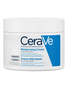 CeraVe Crema Hidratante 340 g para piel seca o muy seca en tarro