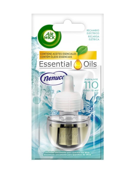 Recambio Air Wick Eléctrico Nenuco 19 ml con aroma fresco y tierno para el hogar