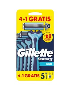 Sensor 3 Cool maquinillas desechables con 3 hojas y efecto refrescante