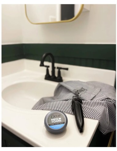 Crema corporal Dove Men+Care Hydra 150 ml para piel suave sin sensación grasa