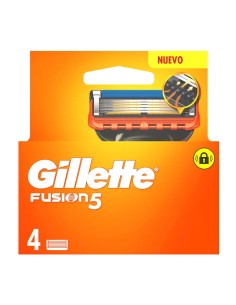 Recambios Gillette Fusion5 con 5 hojas antifricción y recortadora de precisión