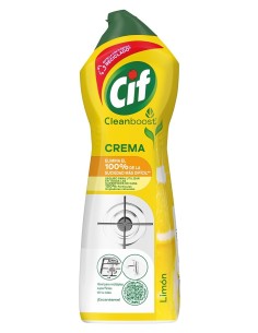Cif Limpiador en Crema Limón 750 ml para cocina y baño con aroma fresco