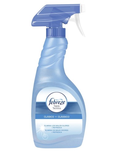 Febreze Textil Spray 500 ml, elimina olores de tejidos como cortinas y sofás