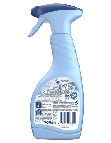 Neutraliza olores en ropa y hogar con Febreze Textil 500 ml, sin perfumes pesados