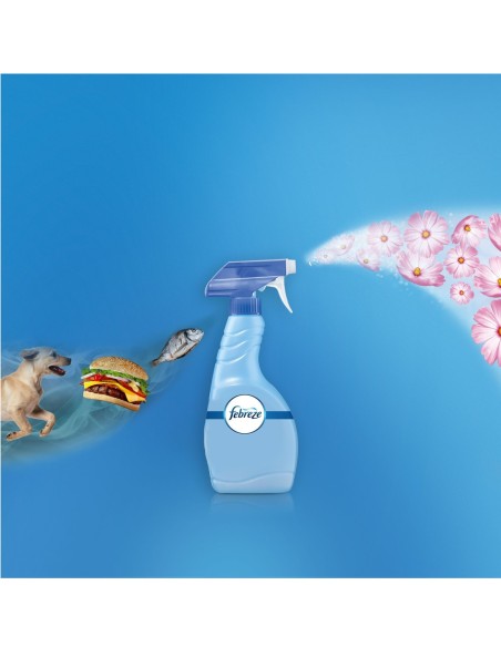 Ambientador textil Febreze 500 ml, frescura duradera en todos tus tejidos