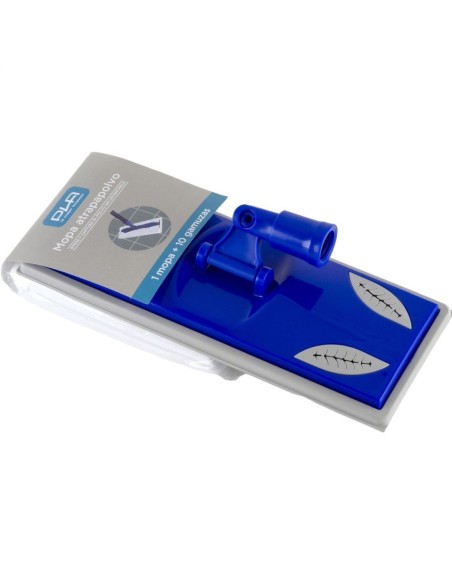 Mopa PLA AtrapaPolvo con 10 gamuzas, ideal para eliminar polvo y pelos