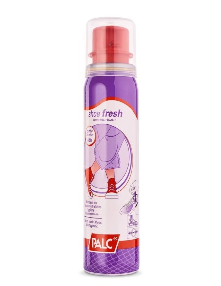 Desodorante PALC 75 ml en spray, frescor duradero para todo tipo de zapatos