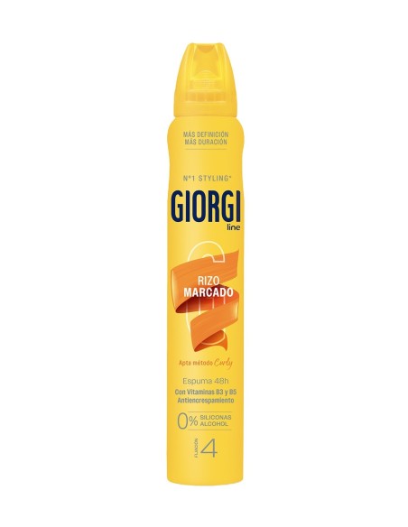 Giorgi Espuma Rizo Marcado 250 ml, definición y volumen para rizos naturales Giorgi Espuma Rizo Marcado 250 ml, definición y volumen para rizos naturales