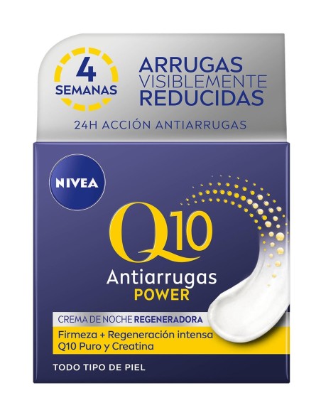 Nivea Q10 Noche Antiarrugas 50 ml | Regeneración nocturna