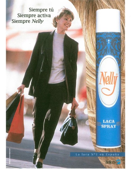 Nelly Laca Fijación Normal 400 ml, acabado natural para uso diario