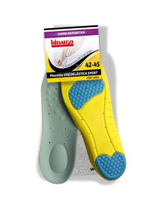 Plantilla viscoelástica Sport multitalla 42-45 con gran amortiguación para uso deportivo

