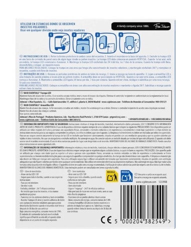 RAID Essentials Trampa LED Luz Azul + Recambio