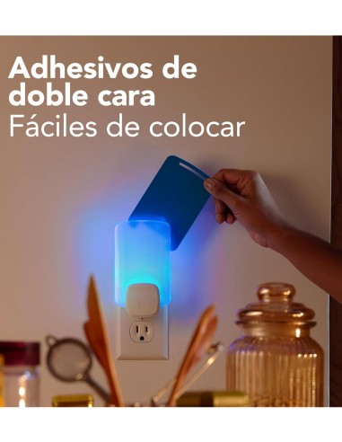 RAID Essentials 2 láminas adhesivas para trampa LED luz azul


