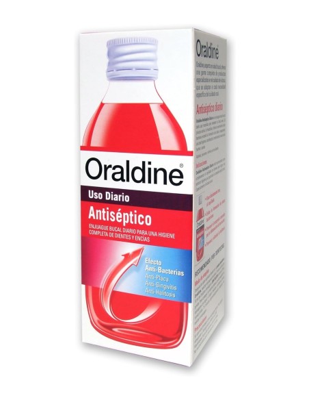 Oraldine Colutorio Antiséptico 400 ml para encías sensibles y protección bucal completa