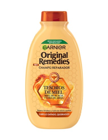 Champú reparador Garnier Original Remedies Tesoros de Miel 400 ml